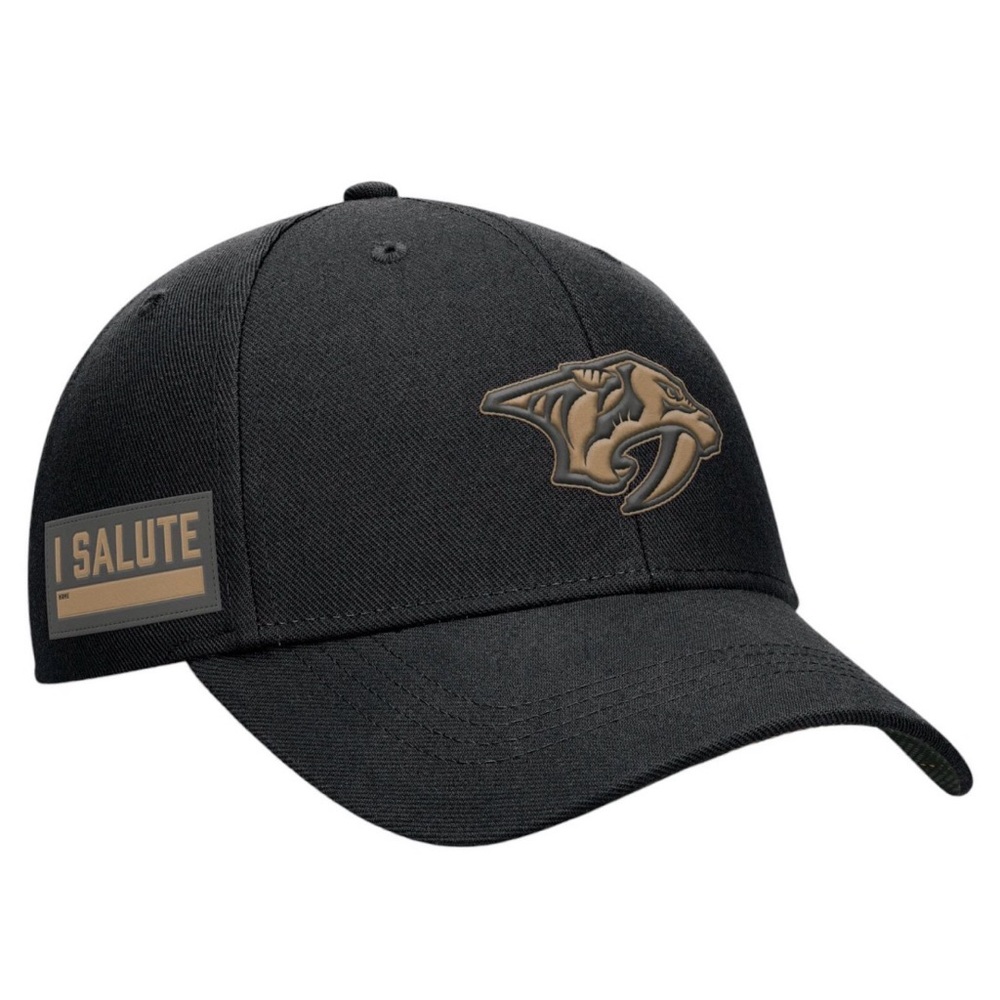 Nashville Predators Military NHL Black & Digital Camo NHL Adjustable Strap Hat